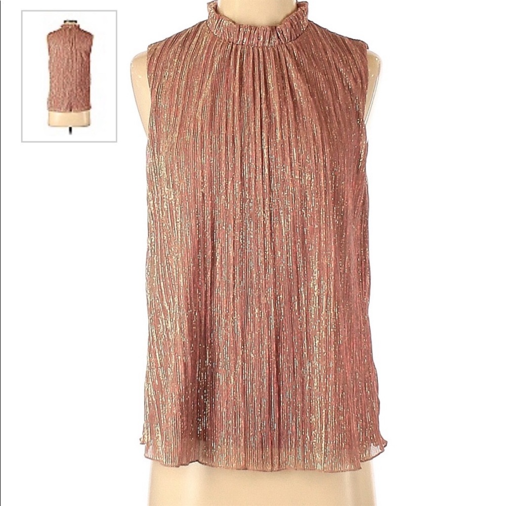 eri + ali ciana shimmer top from Anthropologie